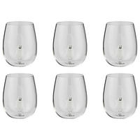 TRINKGLAS (6er Set) Merry & Joy Gespenst - Weiß, Glas (0.45L) - Butlers