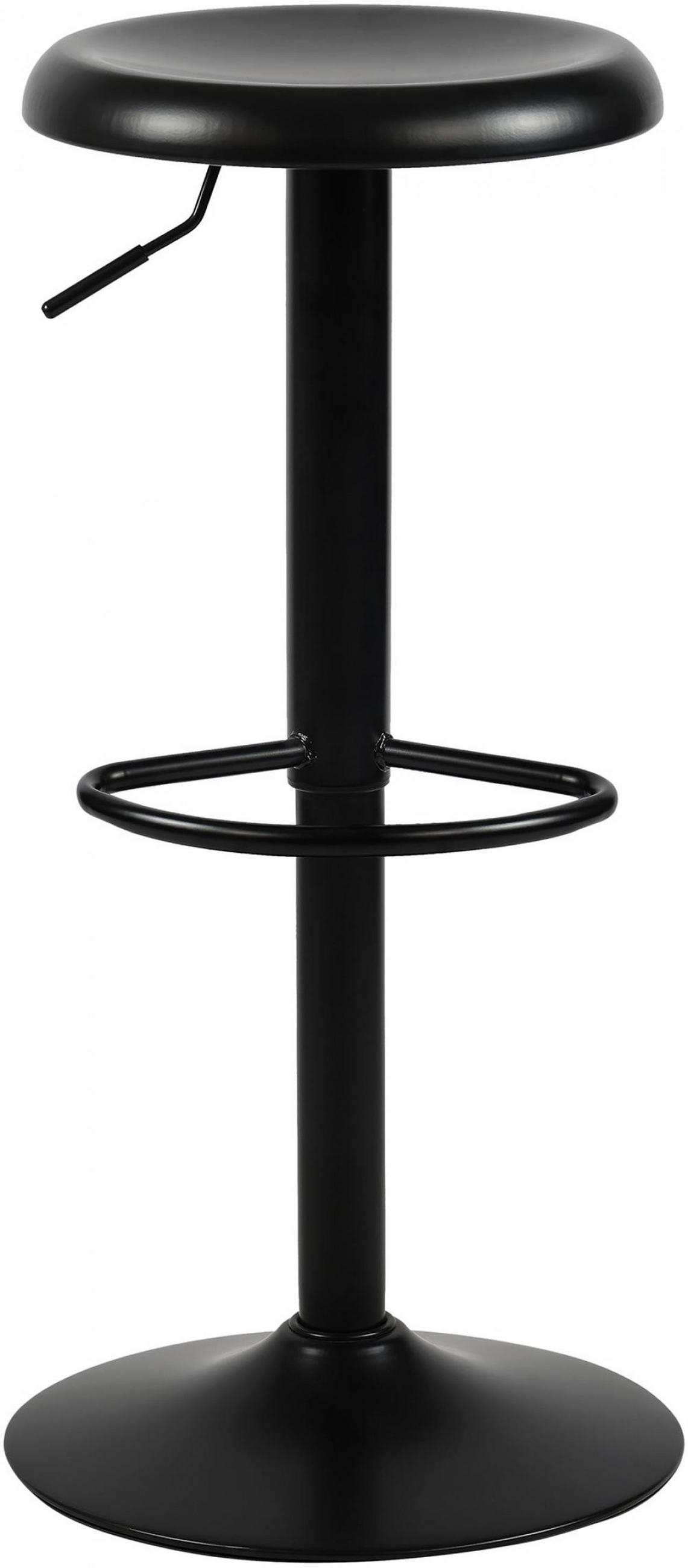 BARHOCKER Metall Schwarz - Schwarz, Metall (38.5/58/38.5cm) - CLP