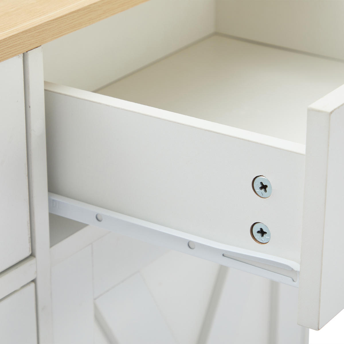 SIDEBOARD, Multifunktion, Holz, Modern, Weiß - Weiß, Holzwerkstoff (37/75/160cm) - FLIEKS