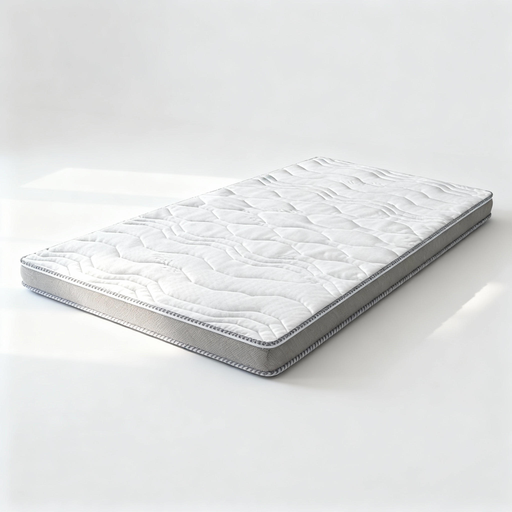 KALTSCHAUMTOPPER 7 cm 80x200 cm H4 – Fester Komfort für jede Matratze - Weiß, Textil (80/200cm) - Lunea