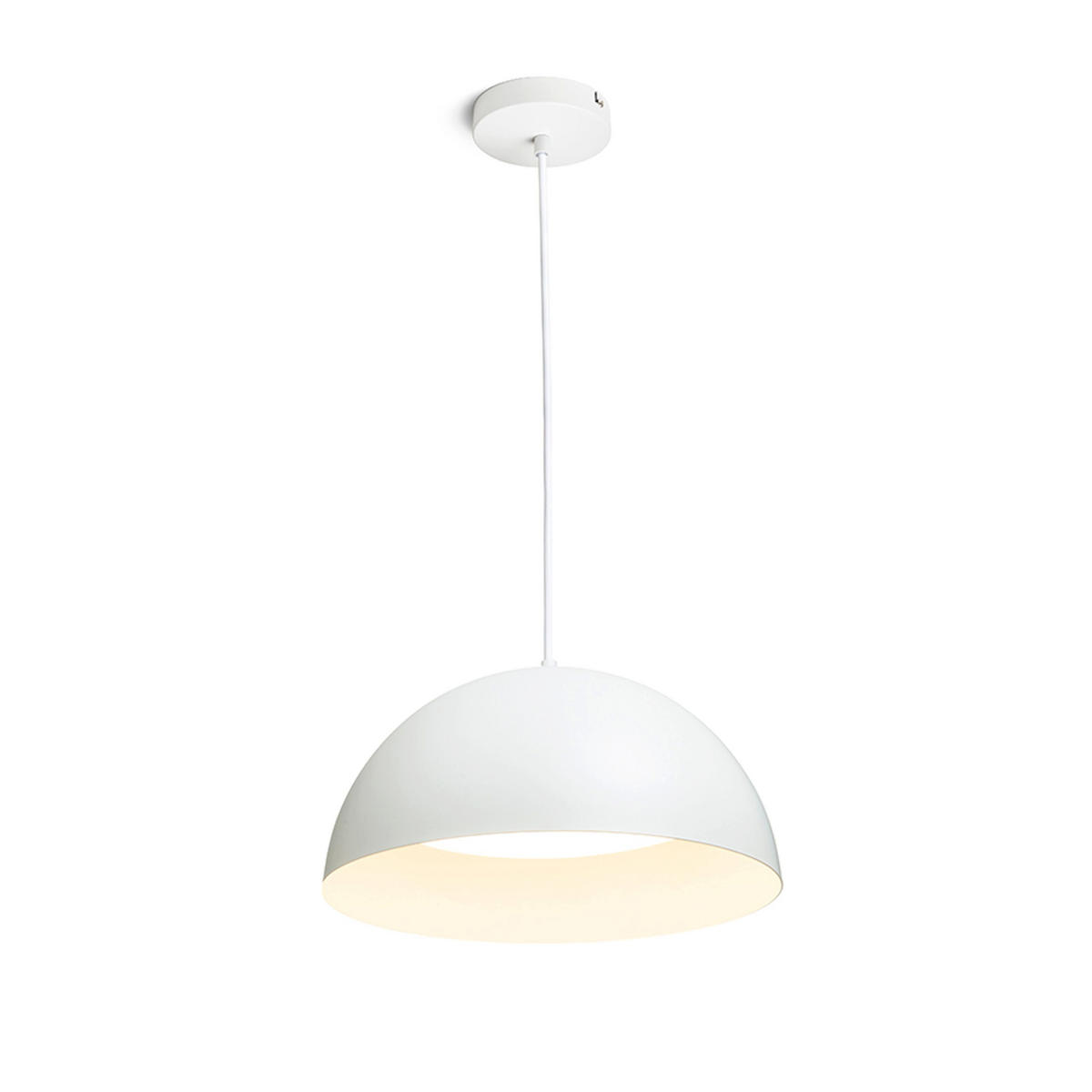 PENDELLEUCHTE GLADYS 40 Weiß 30 W - Weiß, Metall (30/30/120cm) - Rendl