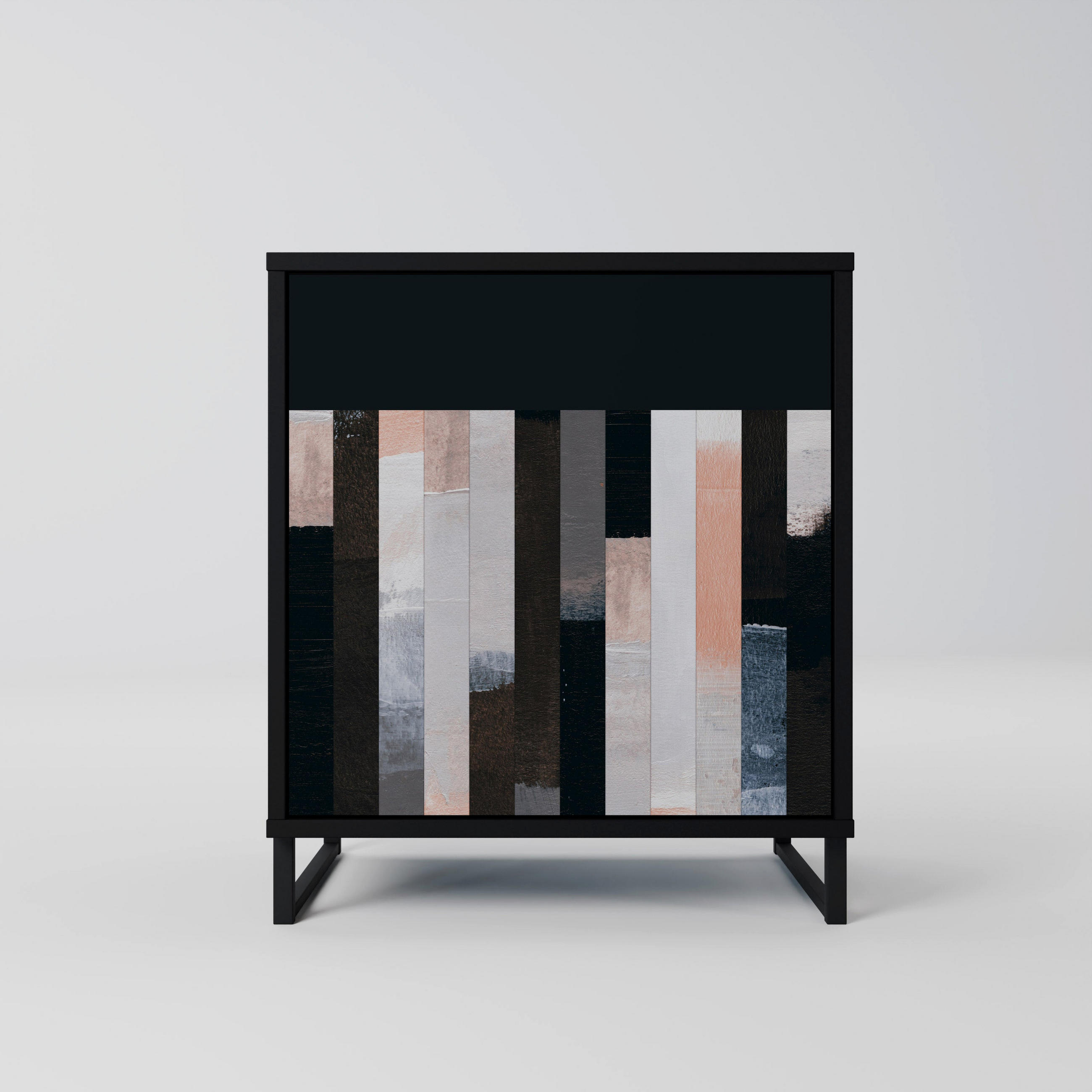 SpaceRebels Sideboard Schwarz 57.5x67.5x42 cm