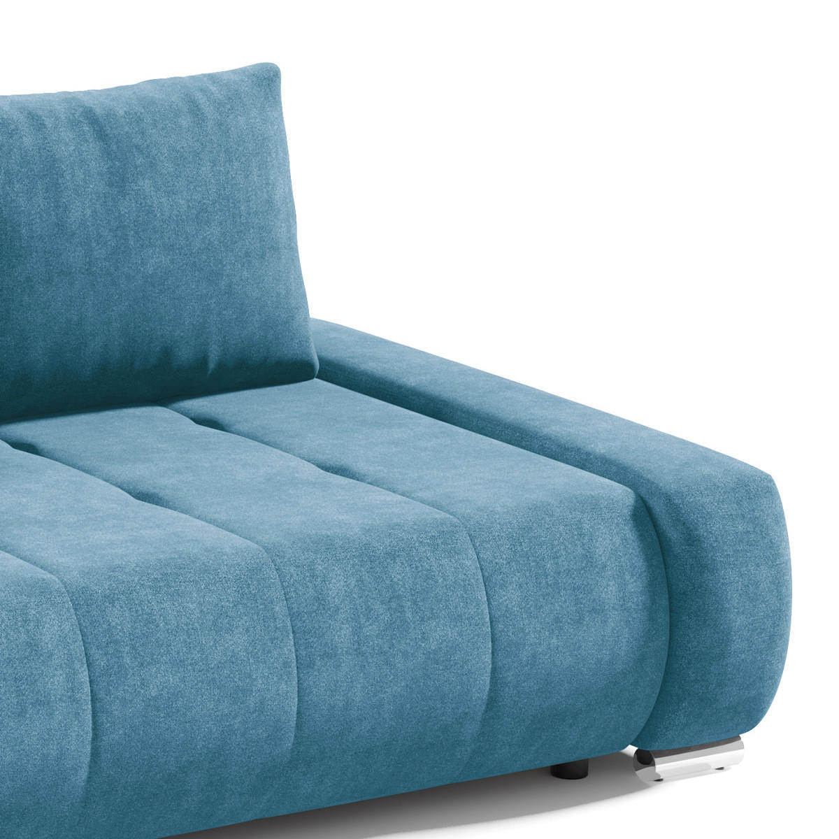 SCHLAFSOFA Jonas 3 Sitzplätze Blau - Blau, Holzwerkstoff (240/85/110cm) - Petits-meubles