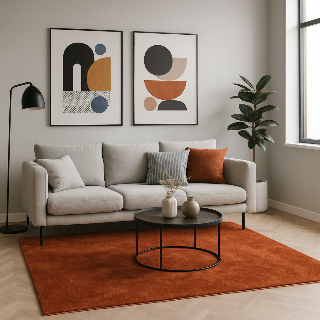 FELLTEPPICH SUPER SOFT PEARL - Terracotta, Textil (200/290cm) - Pergamon