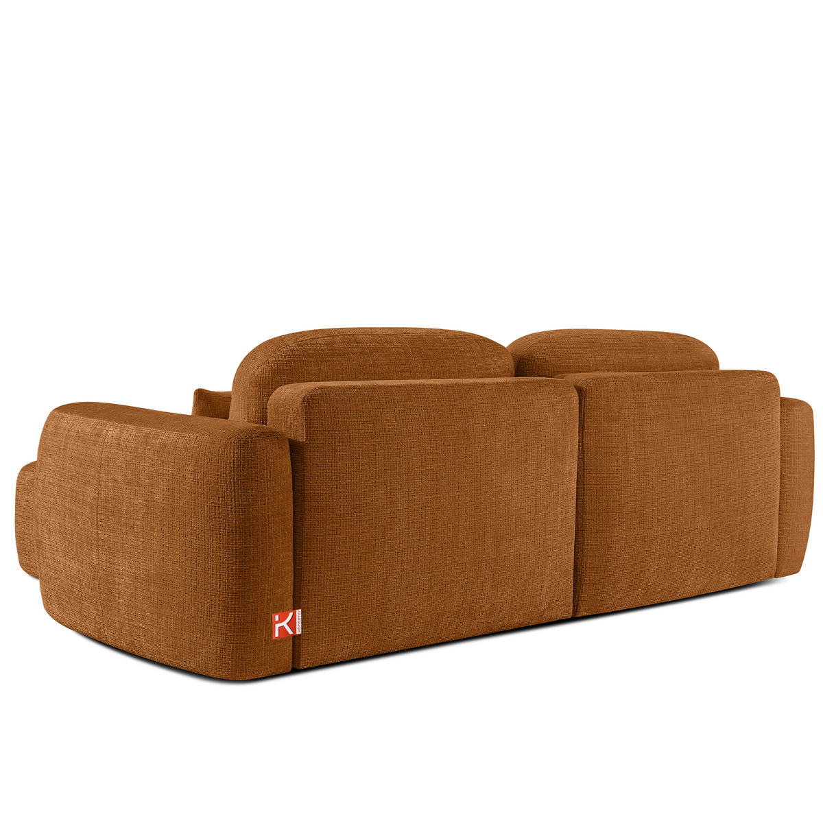 SITZGARNITUR ELOSA - Rot, Holz/Textil (245/85/165cm) - KONSIMO®