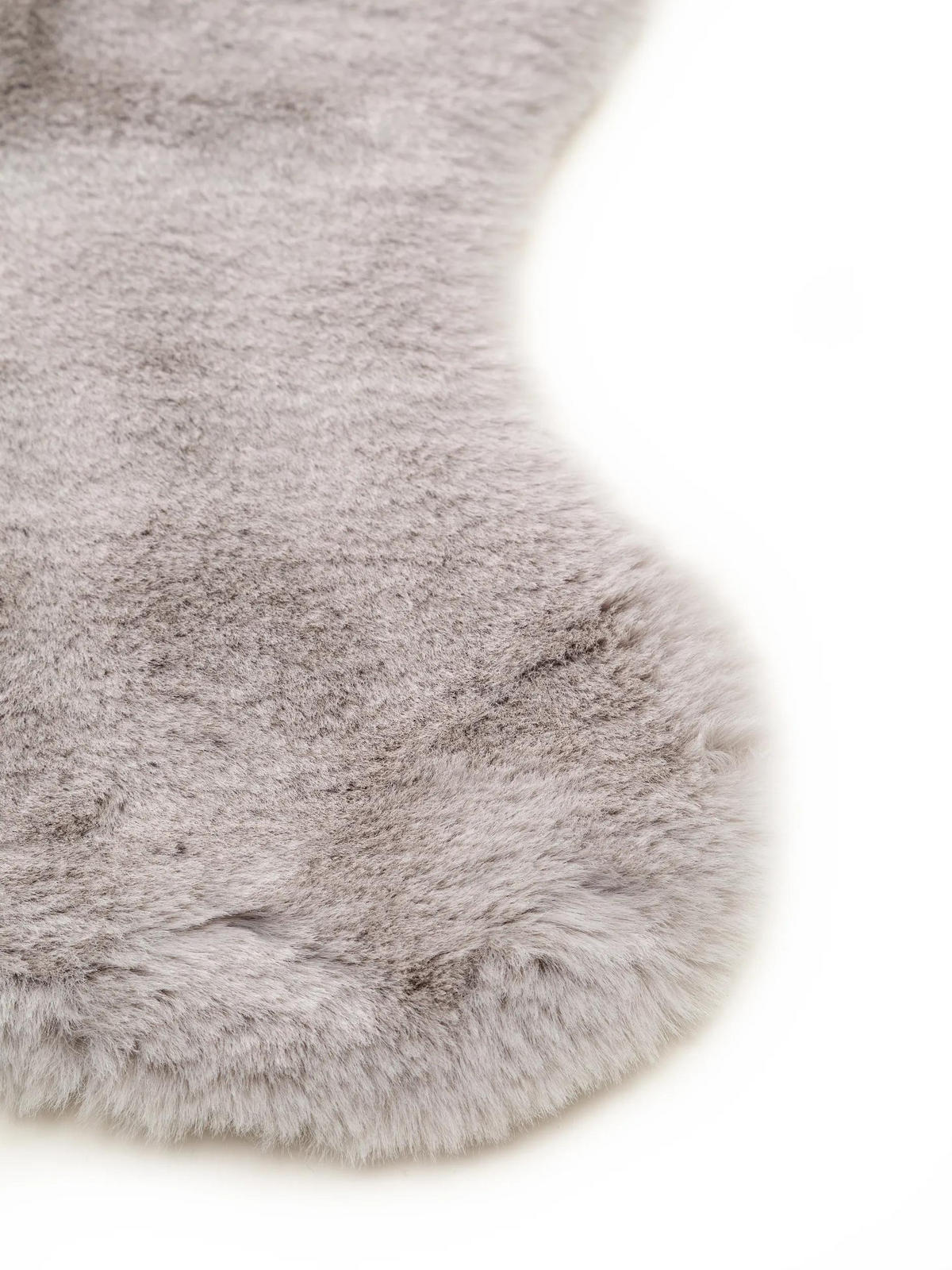 KUNSTFELL-TEPPICH Dave Grau 60x90 cm - Grau, Textil (60/90cm) - benuta Nest