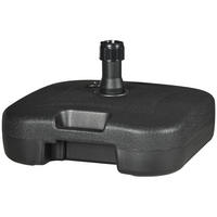 SONNENSCHIRMSTÄNDER befüllbar 30 kg schwarz - Schwarz, Kunststoff (46/45cm) - LEBENLANG