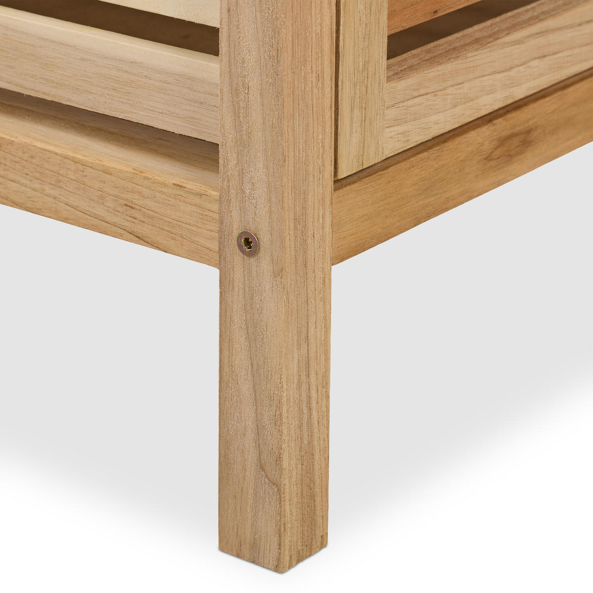 BADREGAL - Hellbraun, Holz/Holzwerkstoff (67.5/86/35.5cm) - Relaxdays