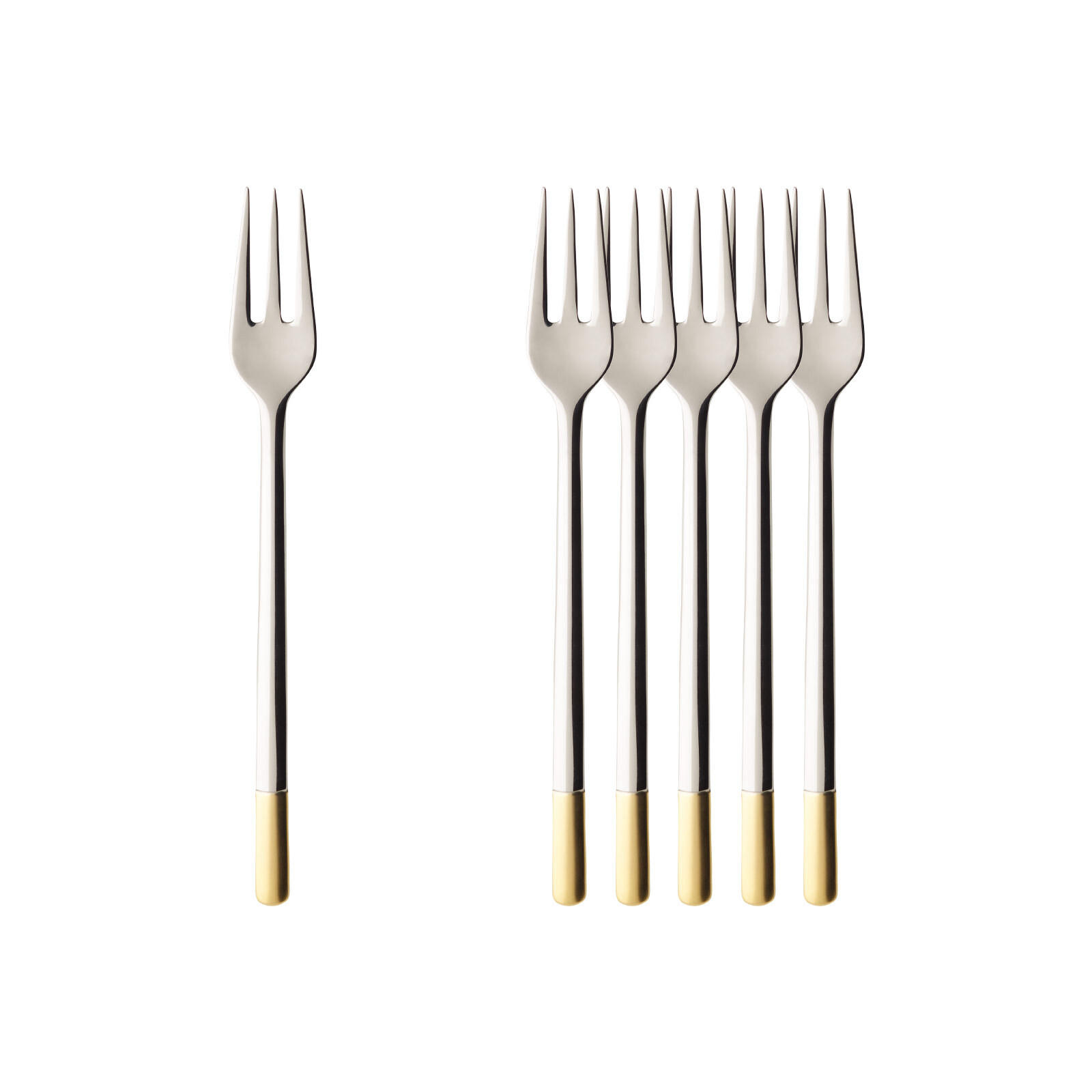 KUCHENGABELN Ella edelstahl 15,9 cm 6er Set - Silberfarben, Metall - Villeroy & Boch