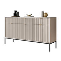 SIDEBOARD CORTADO KSZ154 MIT SCHUBLADEN 154 CM KASCHMIR - Beige, Holzwerkstoff (154/83/39cm) - Lookway