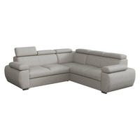 ECKSOFA Boston Maxi - Chromfarben/Greige, Holz/Textil (260/260cm) - MIRJAN24
