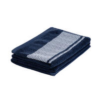 BADETUCH Maiara dunkelblau 50/90 cm - Dunkelblau, Textil (50/90cm) - Homla