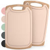 SCHNEIDEBRETT 2er Set Beige - Beige, Kunststoff (24.5/40cm) - Blumtal