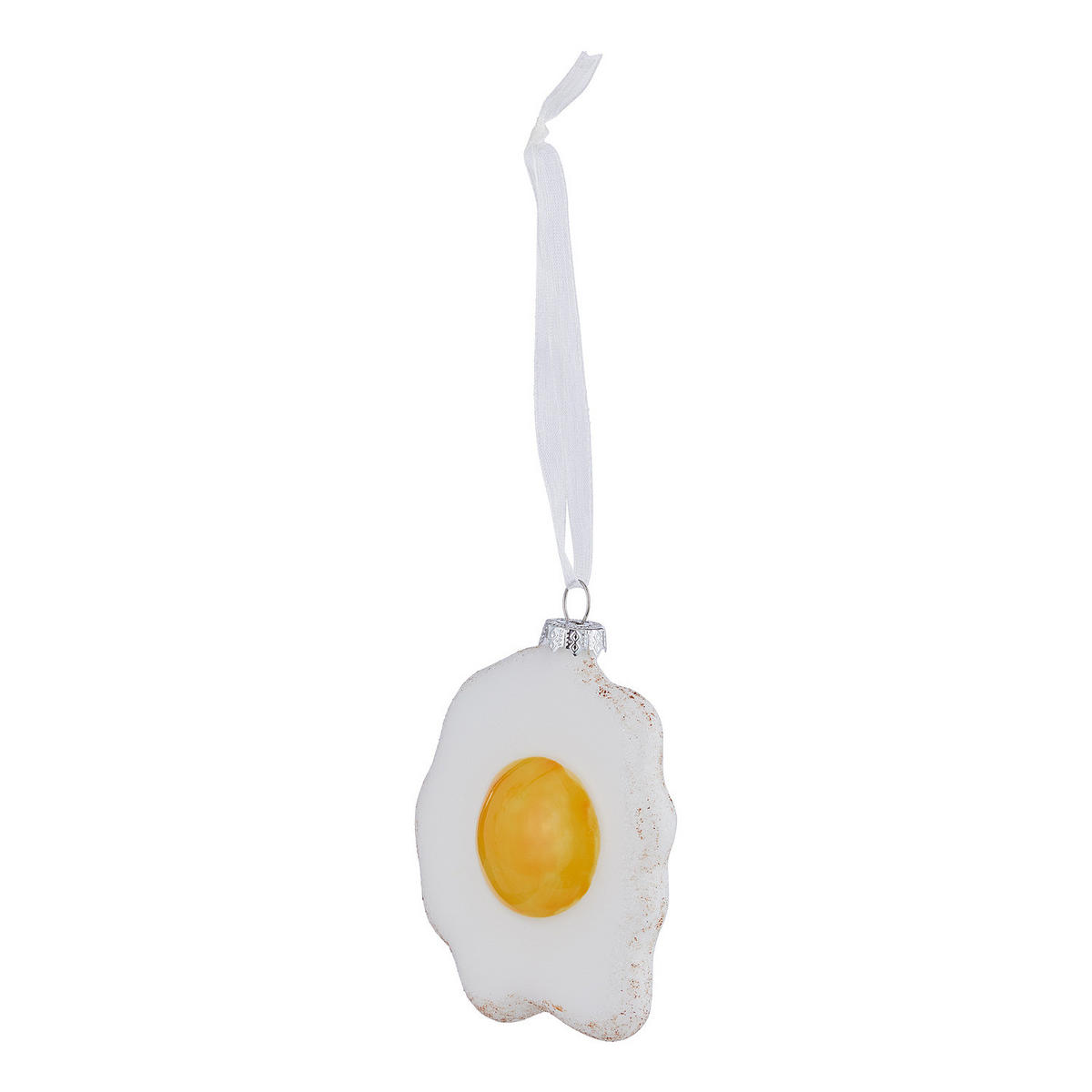 BAUMANHÄNGER Hang On Spiegelei - Gelb/Weiß, Glas (3/9/6cm) - Butlers