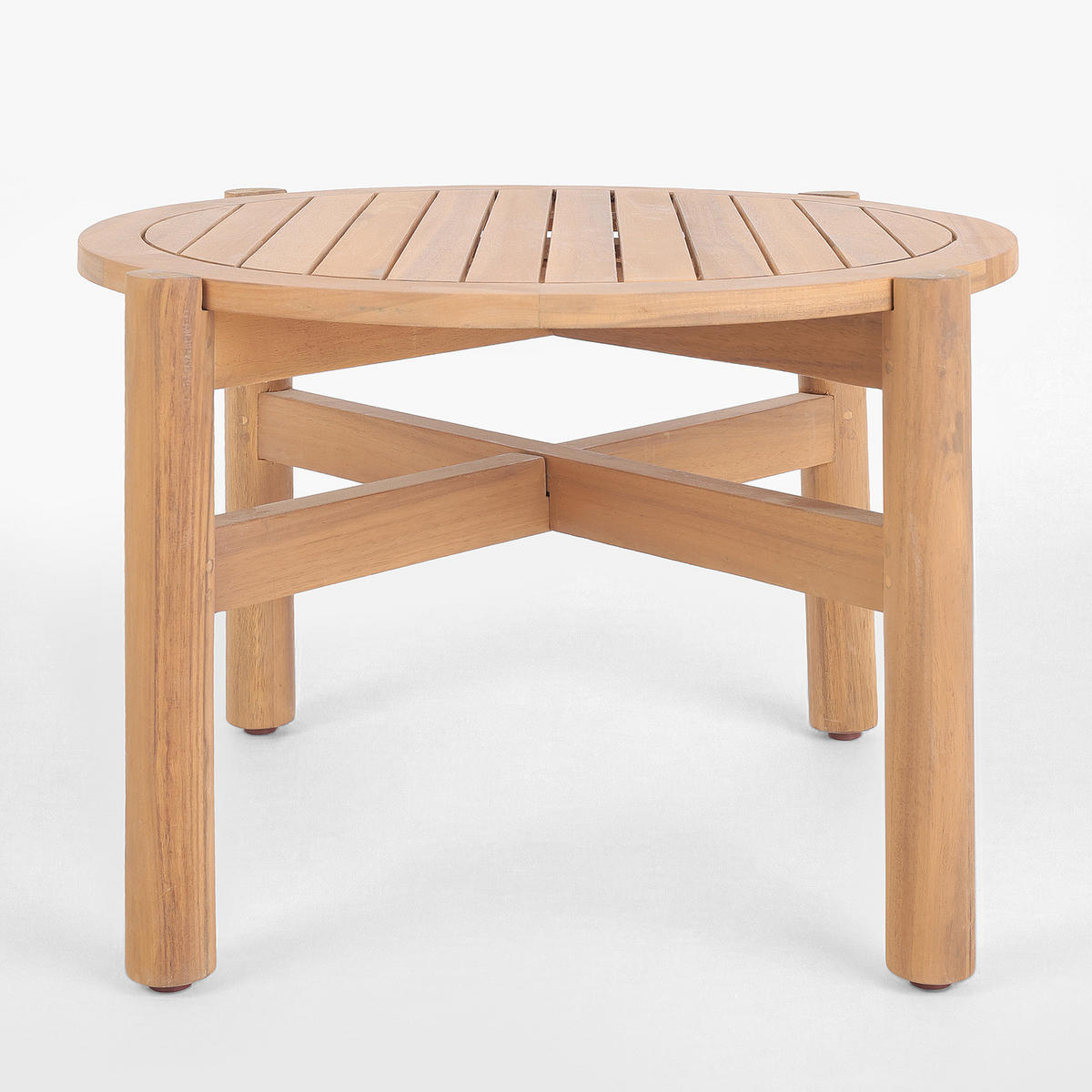 LOUNGETISCH - Akazie massiv - Akazie Braun - Braun/Akaziefarben, Holz (60/60/41cm) - home24