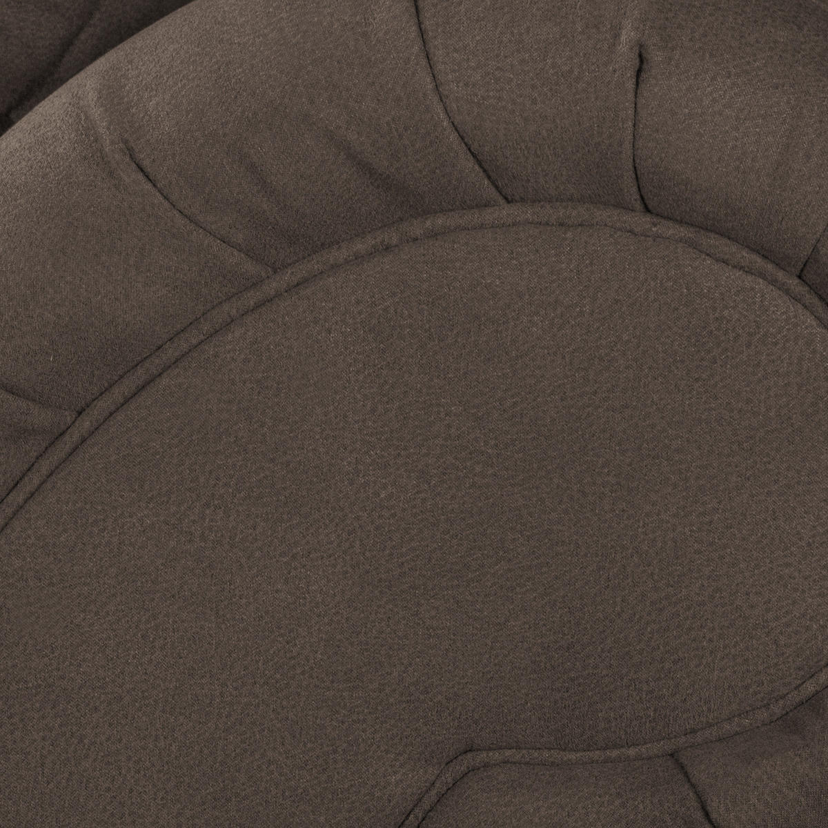 2-SITZER SOFA - Antiklederlook - Dunkelbraun, Textil (210/90/93cm) - home24