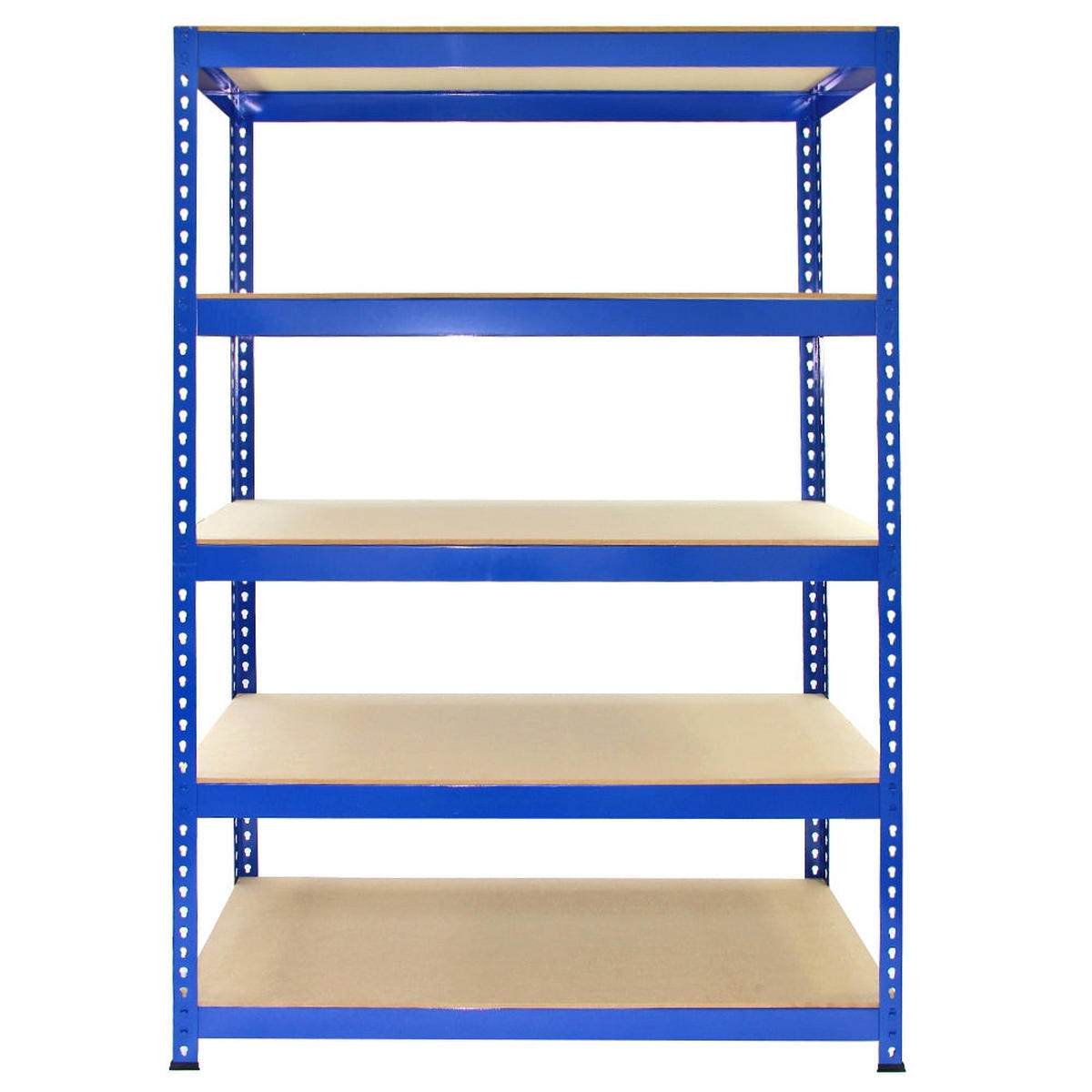 LAGERREGAL 2 x 180 x 90 x 50cm + 3x Lagerregale 180 x 120 x 50cm Blau - Blau, Metall (120/180/50cm)