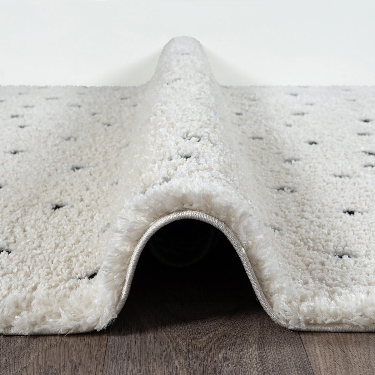HOCHFLORTEPPICH Abstrakt ATRIO Polypropylen Creme 160 x 230 cm - Beige, Textil (160/230cm) - KADIMA DESIGN