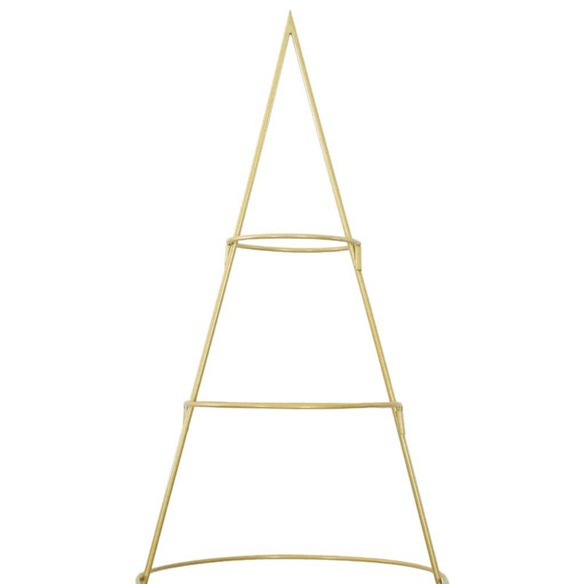 WEIHNACHTSBAUM Metall Gold 209 Cm Pulverbeschichteter Stahl - Goldfarben, Metall (209cm) - vidaXL
