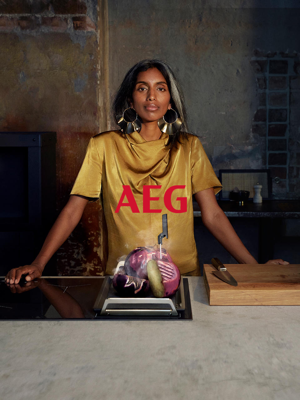 AEG Induktionskochfeld Frau