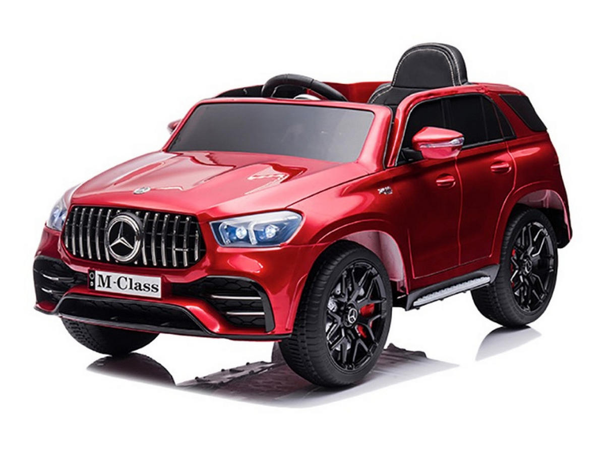 KINDER ELEKTROAUTO Mercedes M-Class rot - Rot, Kunststoff (112/71/59cm) - TPFLiving