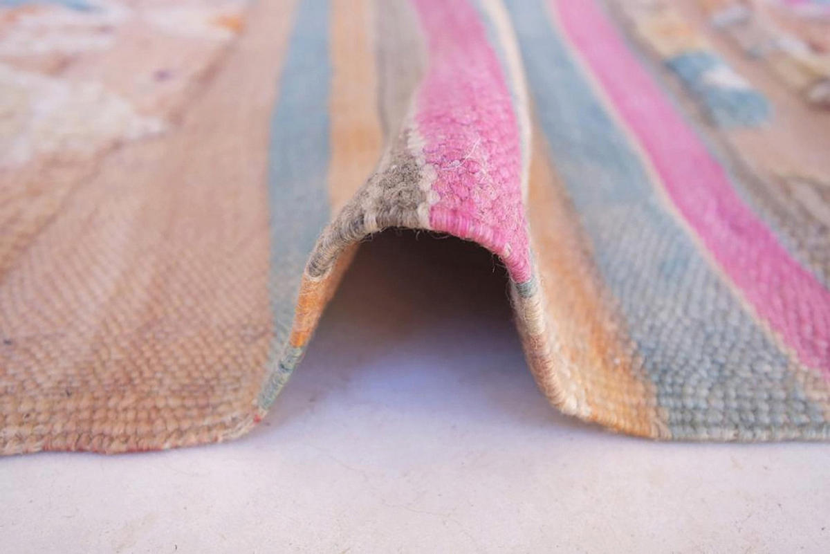 BERBERTEPPICH aus reiner Wolle 155x 363 cm - Pink, Naturmaterialien (155/363cm) - AFK Living