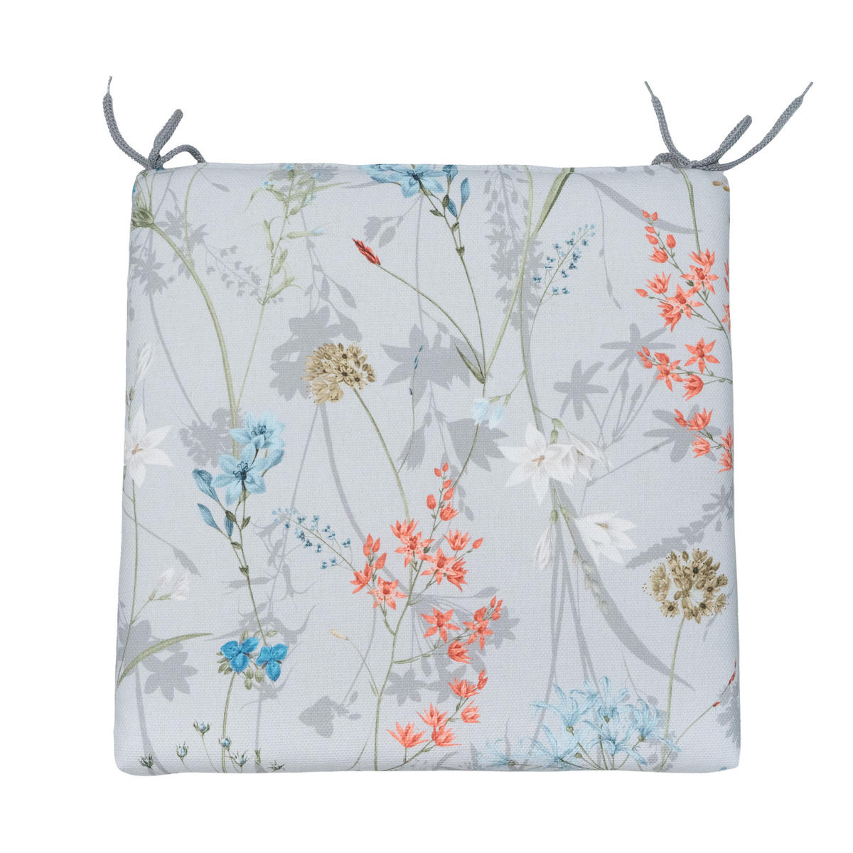 SITZKISSEN Eco-line - Blau - 40/40/4,5 cm - 4er-Set - Blau, Textil (40/4/40cm) - Madison