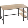 SCHREIBTISCH Donegal,140 x 60 x 76,5 cm,Industrial Holz hell, Eiche Sonoma - Naturfarben, Holz (140/60/76.5cm) - tectake