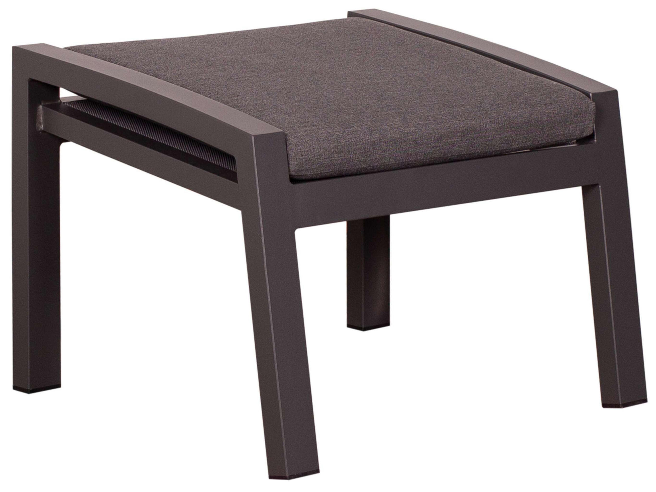 HOCKER Sevilla - Grau, Metall (60/43/47cm) - Mr. Deko