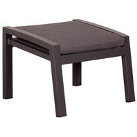 HOCKER Sevilla - Grau, Metall (60/43/47cm) - Mr. Deko