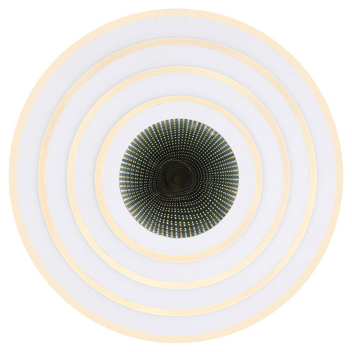 LED DECKENLEUCHTE Jocelyn Weiß Metall - Weiß, Metall (42/42/7cm) - Globo Lighting