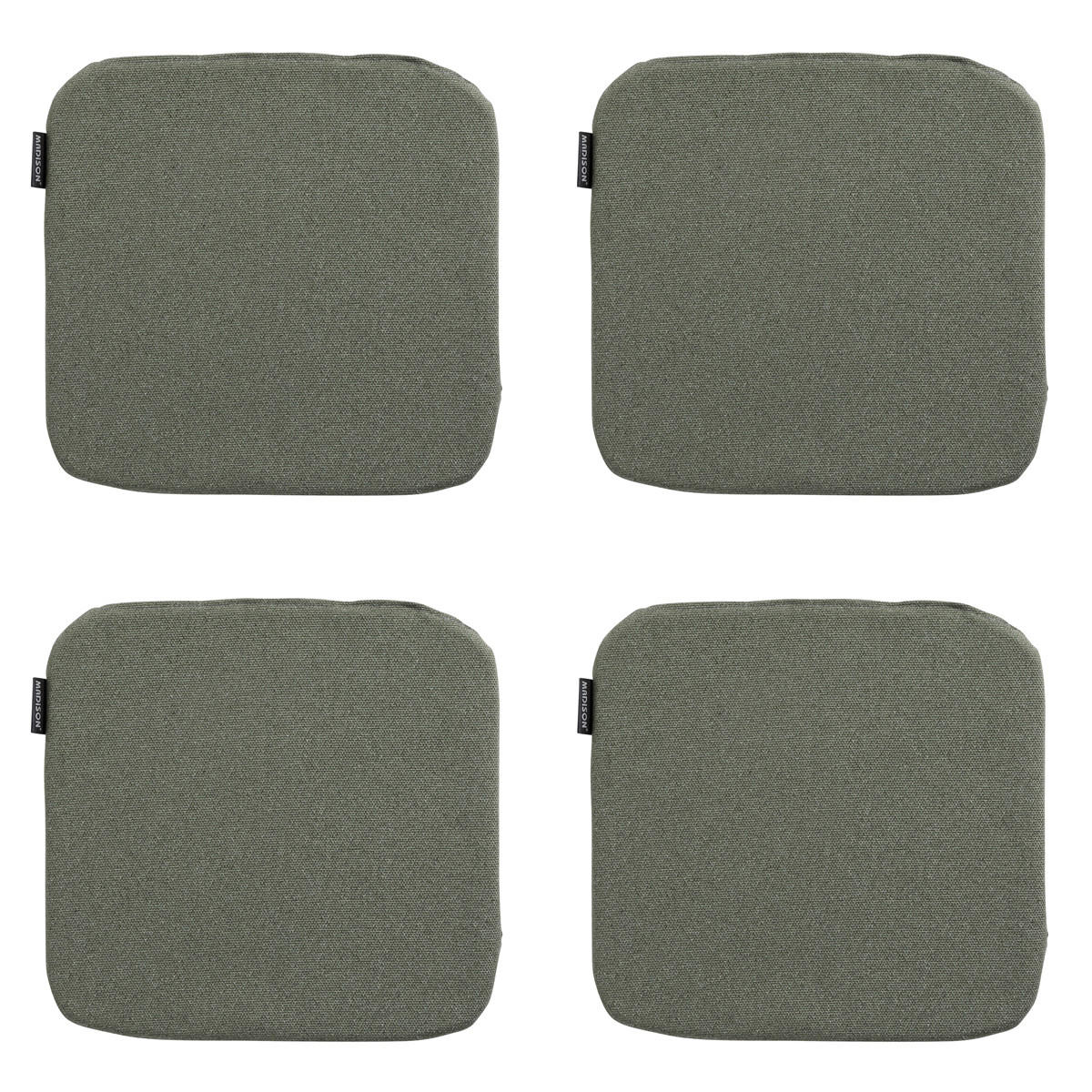 SITZKISSEN Manchester 40/40 cm 4er-Set - Grün, Textil (40/2/40cm) - Madison