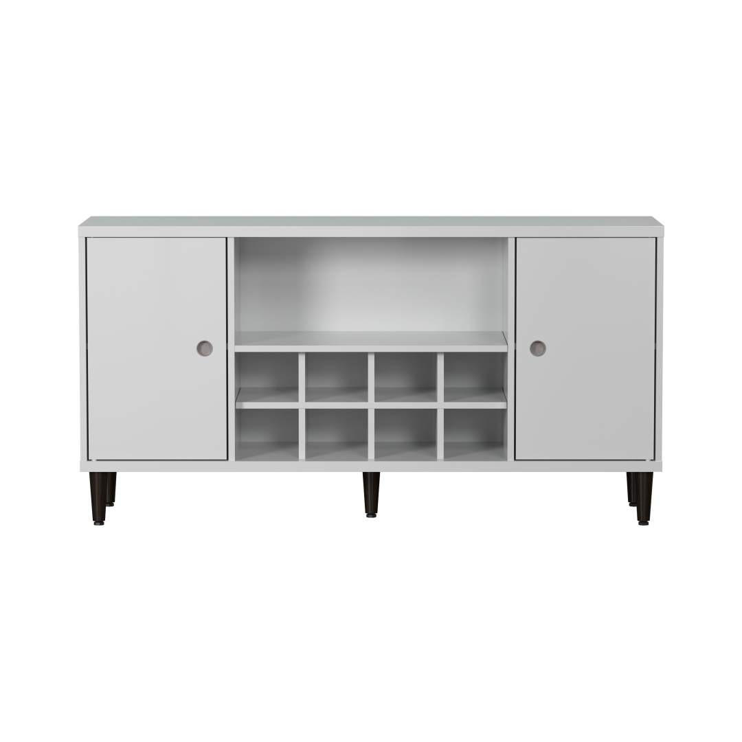 SIDEBOARD Evolution Weiß lackiert 136/36/70 cm - Weiß, Holzwerkstoff (136/70/36cm) - ebuy24