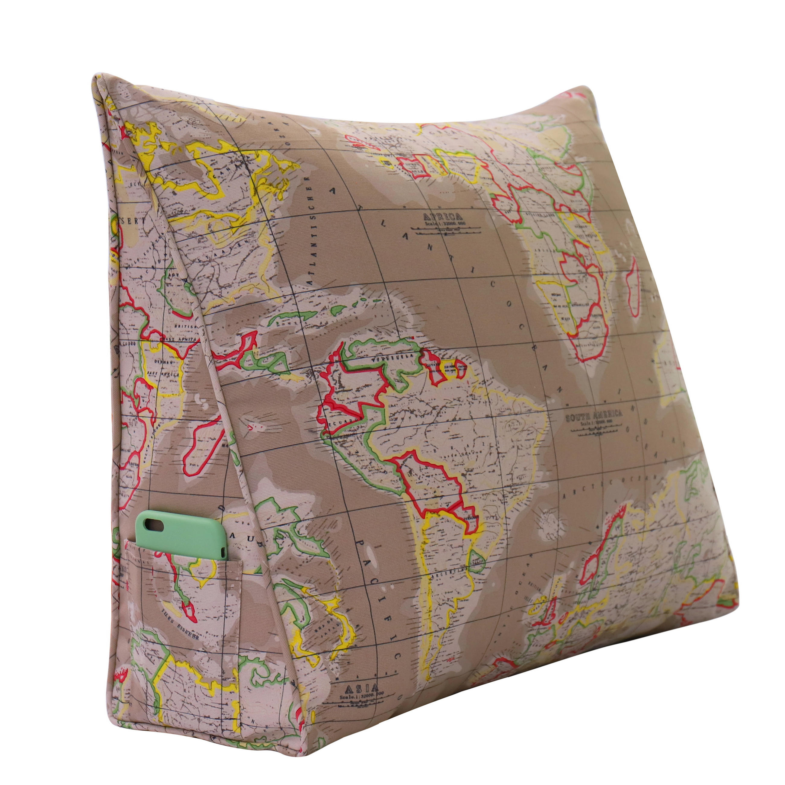 RÜCKENKISSEN zum Lesen Braun 60 cm - Braun, Textil (50/60cm) - Vercart