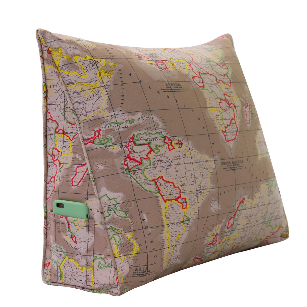 RÜCKENKISSEN zum Lesen Braun 60 cm - Braun, Textil (50/60cm) - Vercart