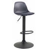 BARHOCKER Kunststoff schwarz - Schwarz, Kunststoff/Metall (39/82/43cm) - CLP
