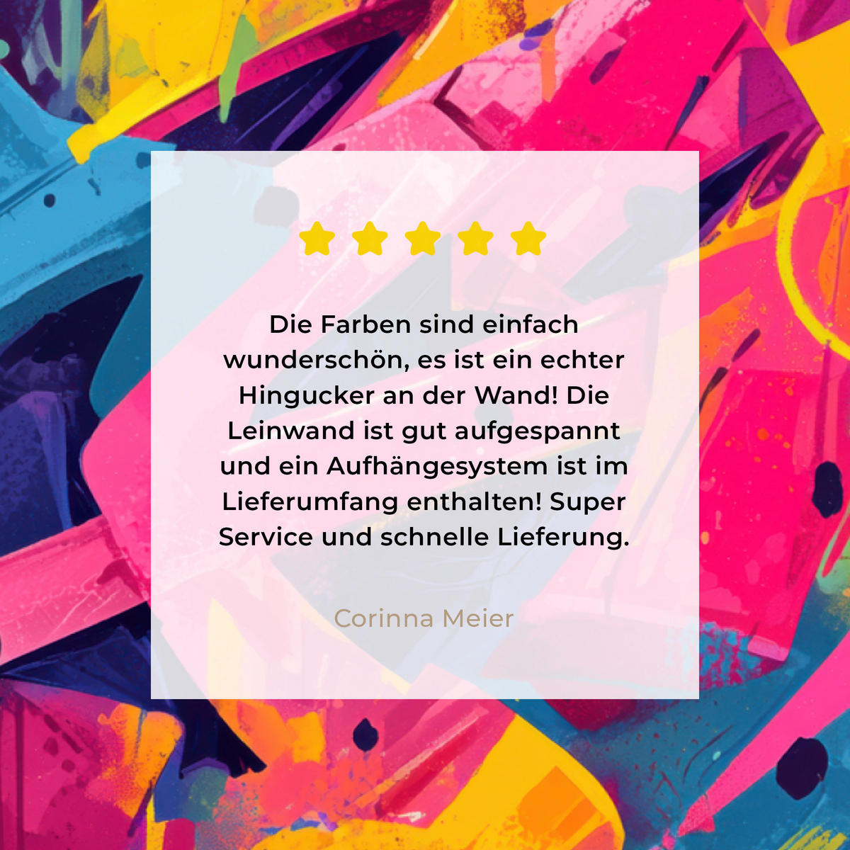 LEINWANDBILD Abstrakt - Formen - Farbenfroh Wandbilder 80x60 cm - Magenta, Textil (80/60cm) - MuchoWow