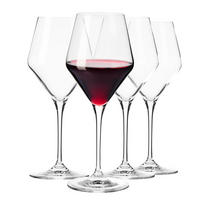 ROTWEINGLÄSER RAY, 4ER-SET, 450 ML - Transparent, Glas (0.45L) - Krosno Glass