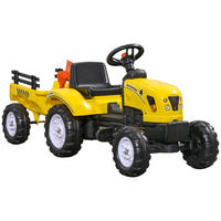 KINDER RUTSCHAUTO, Gelb, Eisen+ Kunststoff - Gelb, Metall (133/42/51cm) - HOMCOM