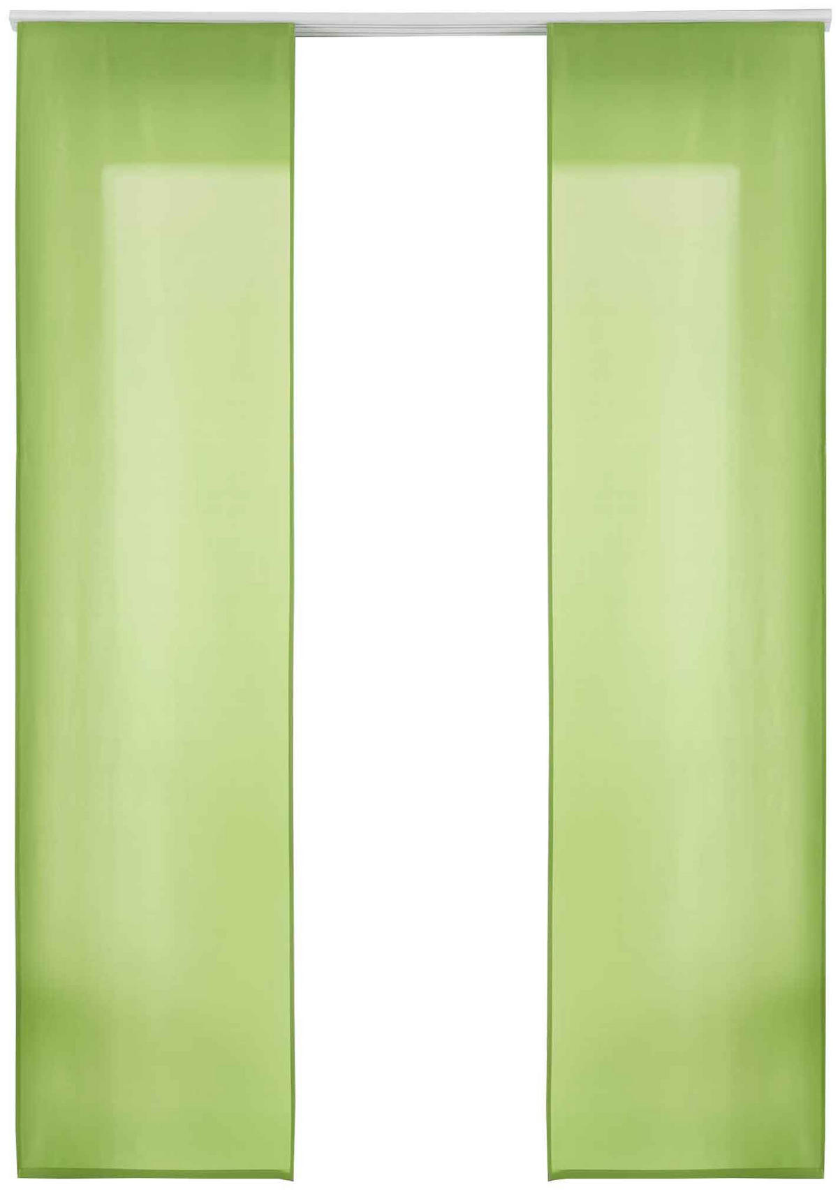 VORHANG 2ER SET HxB 245x60 cm Apfelgrün - Hellgrün, Textil (60/245cm) - Gardinenbox