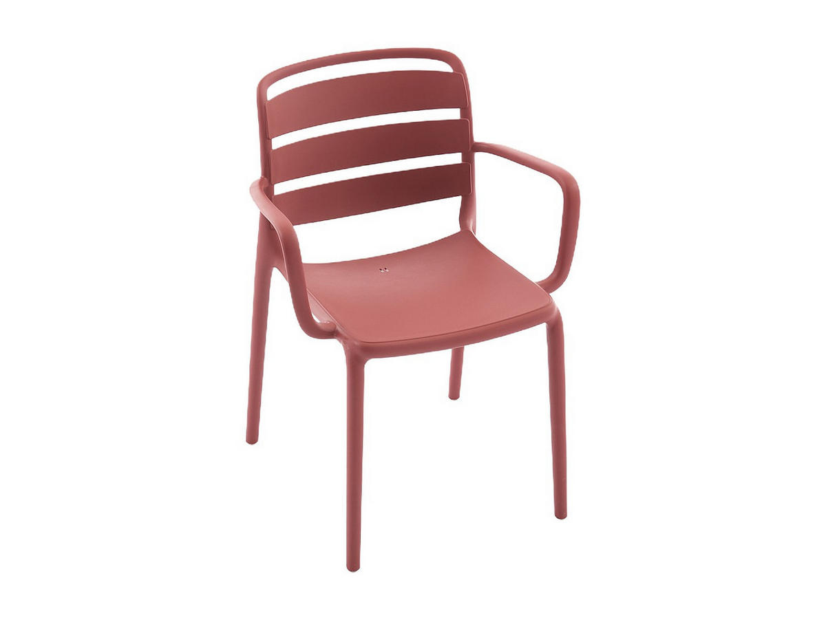 GARTENSTUHL - 2 -Sitzer - Polypropylen - terracotta - MOAH - Braun, Kunststoff (60/81/56.5cm) - Vente-Unique