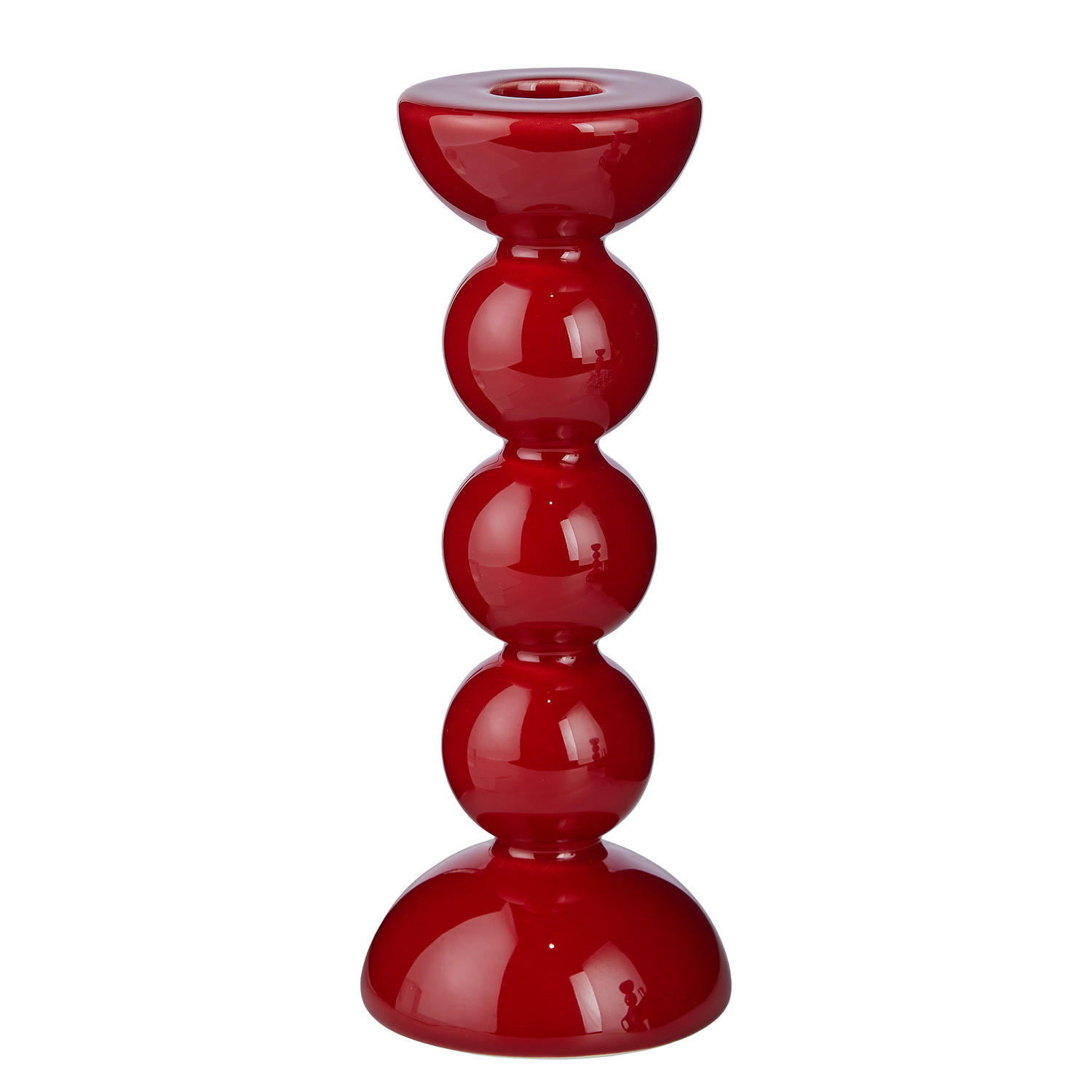 Butlers Kerzenhalter Rot 7x19x7 cm