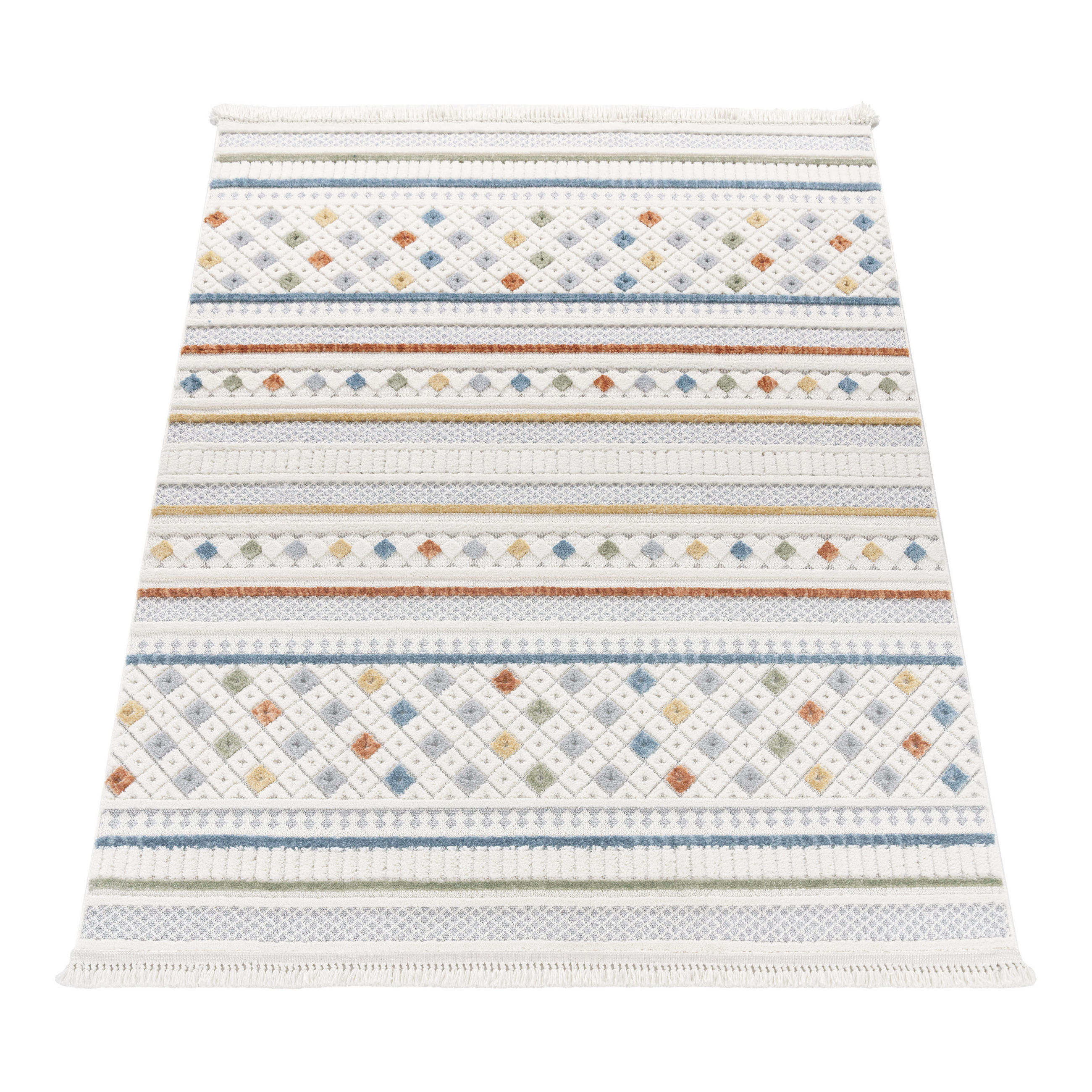 KURZFLORTEPPICH 160/160 cm Brisbane 596 - Multicolor, Textil (160/160cm) - Paco Home