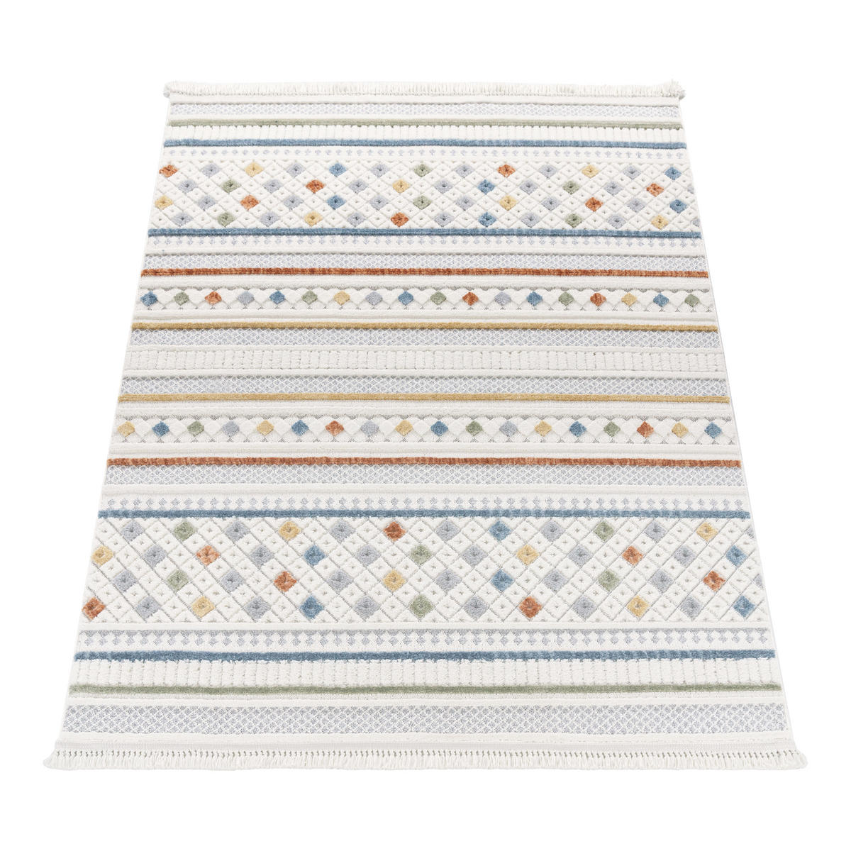 KURZFLORTEPPICH 160/160 cm Brisbane 596 - Multicolor, Textil (160/160cm) - Paco Home