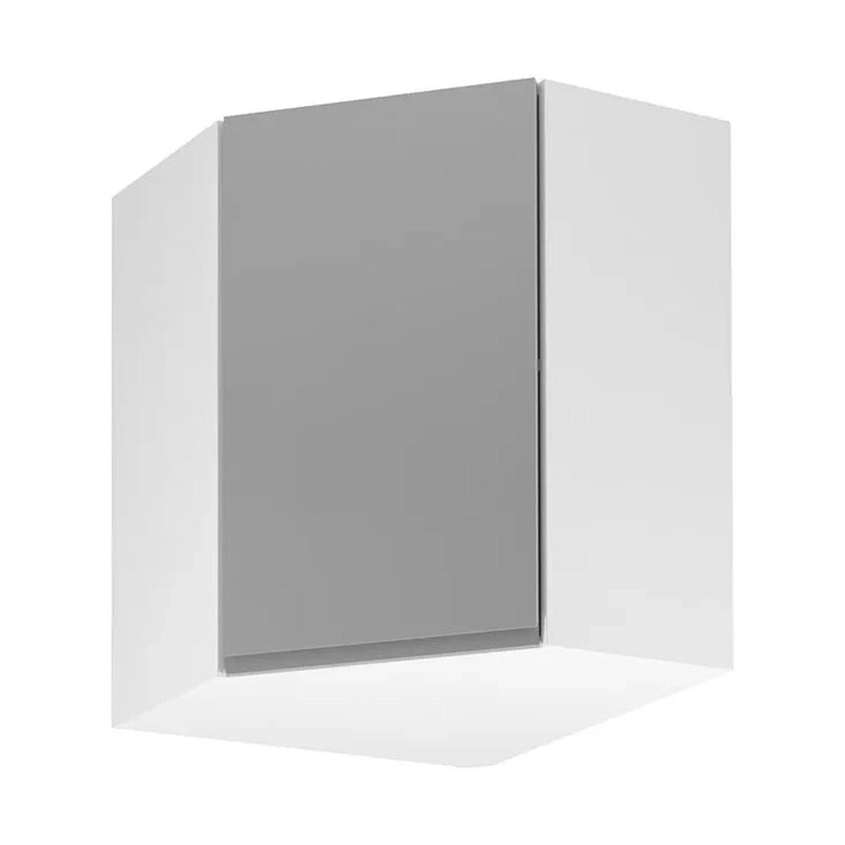 ECKHÄNGESCHRANK – 60 cm – G60N – Velmora – Grau - Grau, Holzwerkstoff (60/72/60cm) - ROYAL24_MARKT