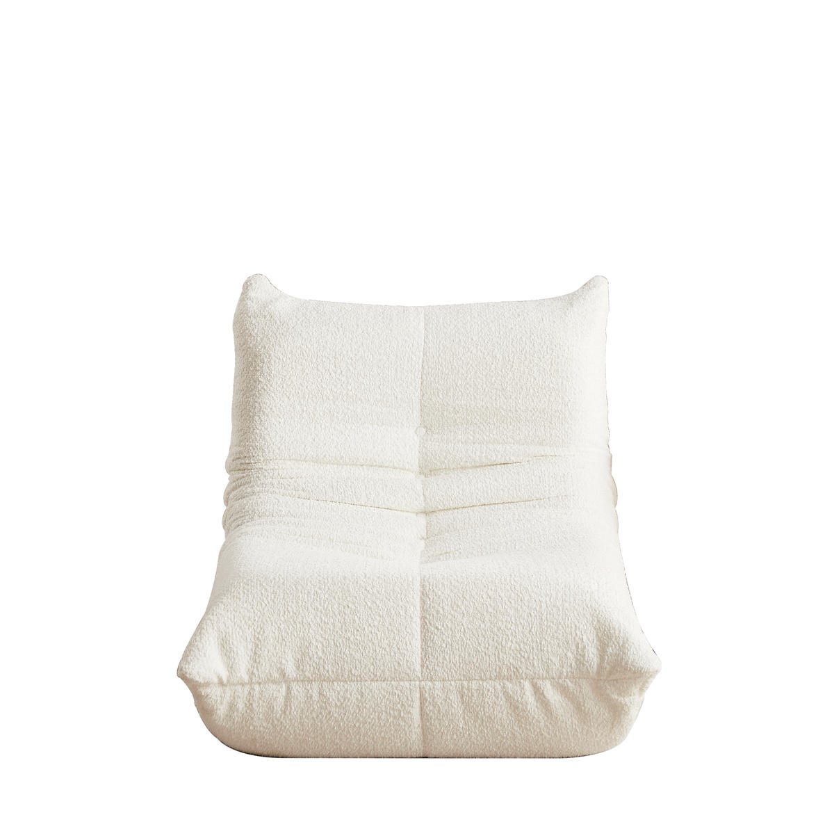 SITZSACK SOFA aus Chenille Beige - Beige, Kunststoff (94/71/101cm) - Beauniv