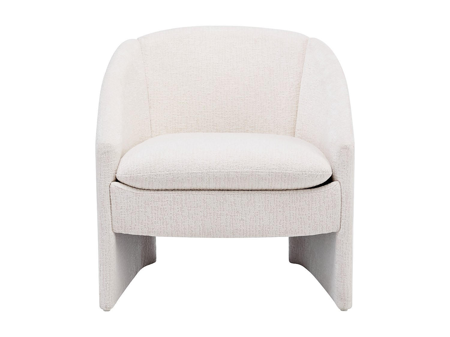 SESSEL mit gerader Rückenlehne - 1 Person - Stoff - Beige - - Beige, Textil (70/73/68cm) - Vente-Unique