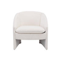 SESSEL mit gerader Rückenlehne - 1 Person - Stoff - Beige - - Beige, Textil (70/73/68cm) - Vente-Unique