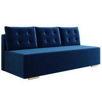SOFA Granat Blau REDOX Ausziehbar Ohne Armlehnen - Blau, Textil (196/92/85cm) - Sepro Meble