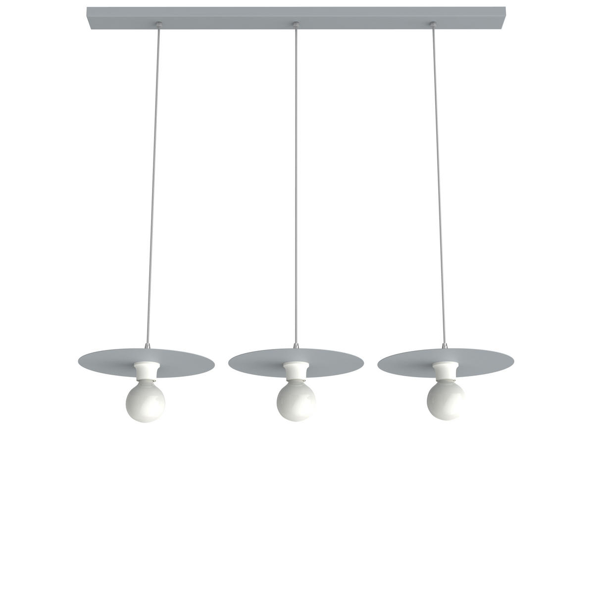 HÄNGELEUCHTE - Grau, Metall (30/30/7cm) - Lumicom